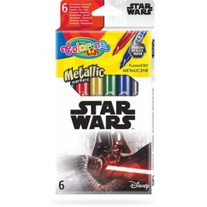 Pisaki Colorino metaliczne Disney Star Wars, 6 kolorów